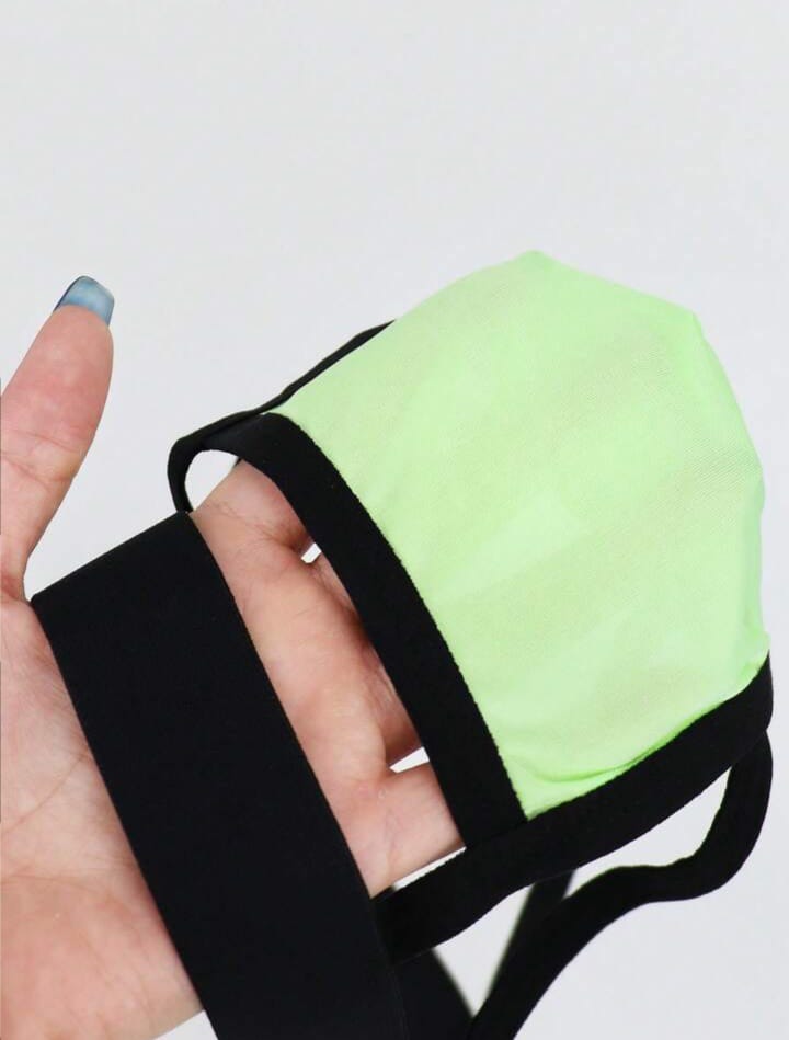 Men's Fashionable Fresh Light Green Breathable Briefs For Men